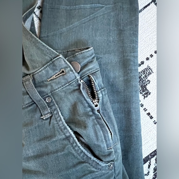 Free People Washed Denim Overalls - Picture 3 of 6